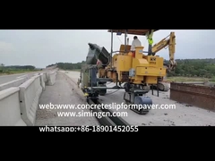 2500mm lebar Slipform Paver Untuk Anti-Kollision Dinding Dan saluran pembuangan