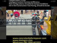 Cement Slipform Paver dalam Aksi Lebar Fleksibel, Mengdefinisi Kembali Pembangunan Jalan!