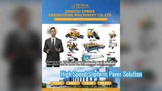 Paver slipform beton semen seri: jalan, tepi jalan, parit, pembatas, dll