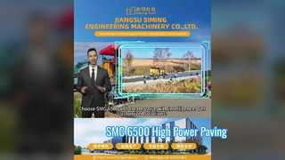 Melihat Lebih Dekat: Paver Slipform Belakang SMC-6500 dengan Engine Bertenaga Tinggi untuk Konstruksi Jalan Raya